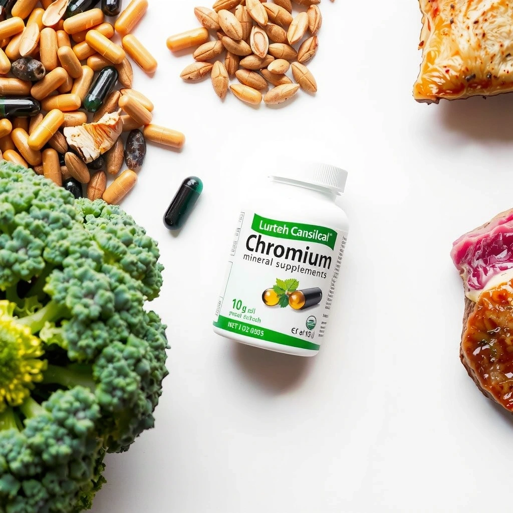 Chromium mineral supplement and natural sources